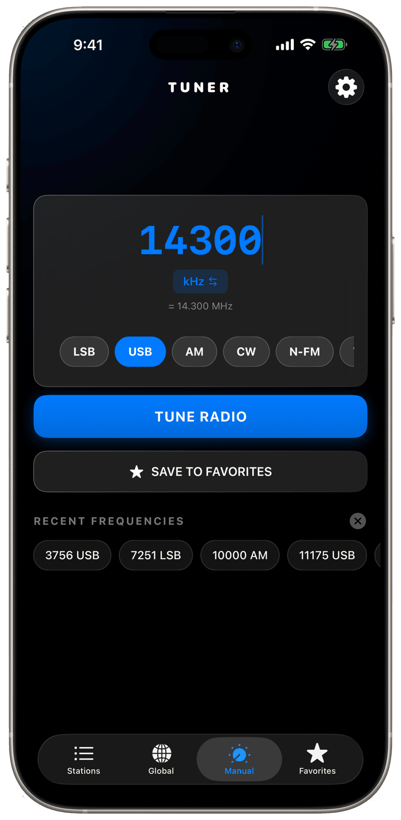 Echo App - Manual View