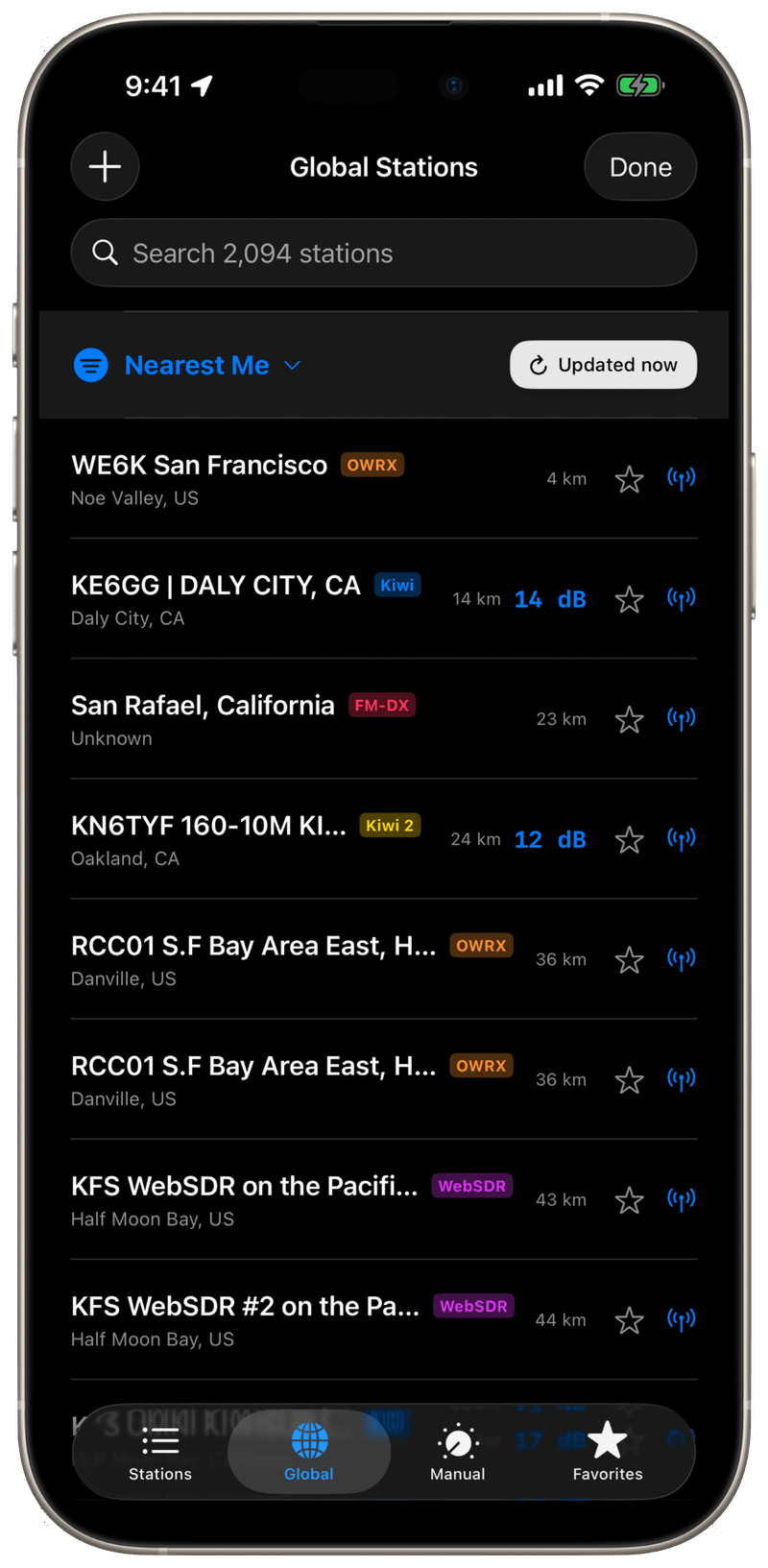 Echo App - Nearest View
